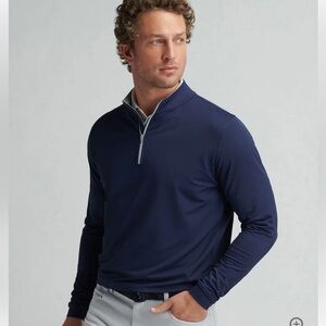 Peter Millar Perth Perfomance  quarter zip. new with tag size XXL Navy